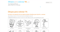 Desktop Screenshot of dibujosparacolorearya.com